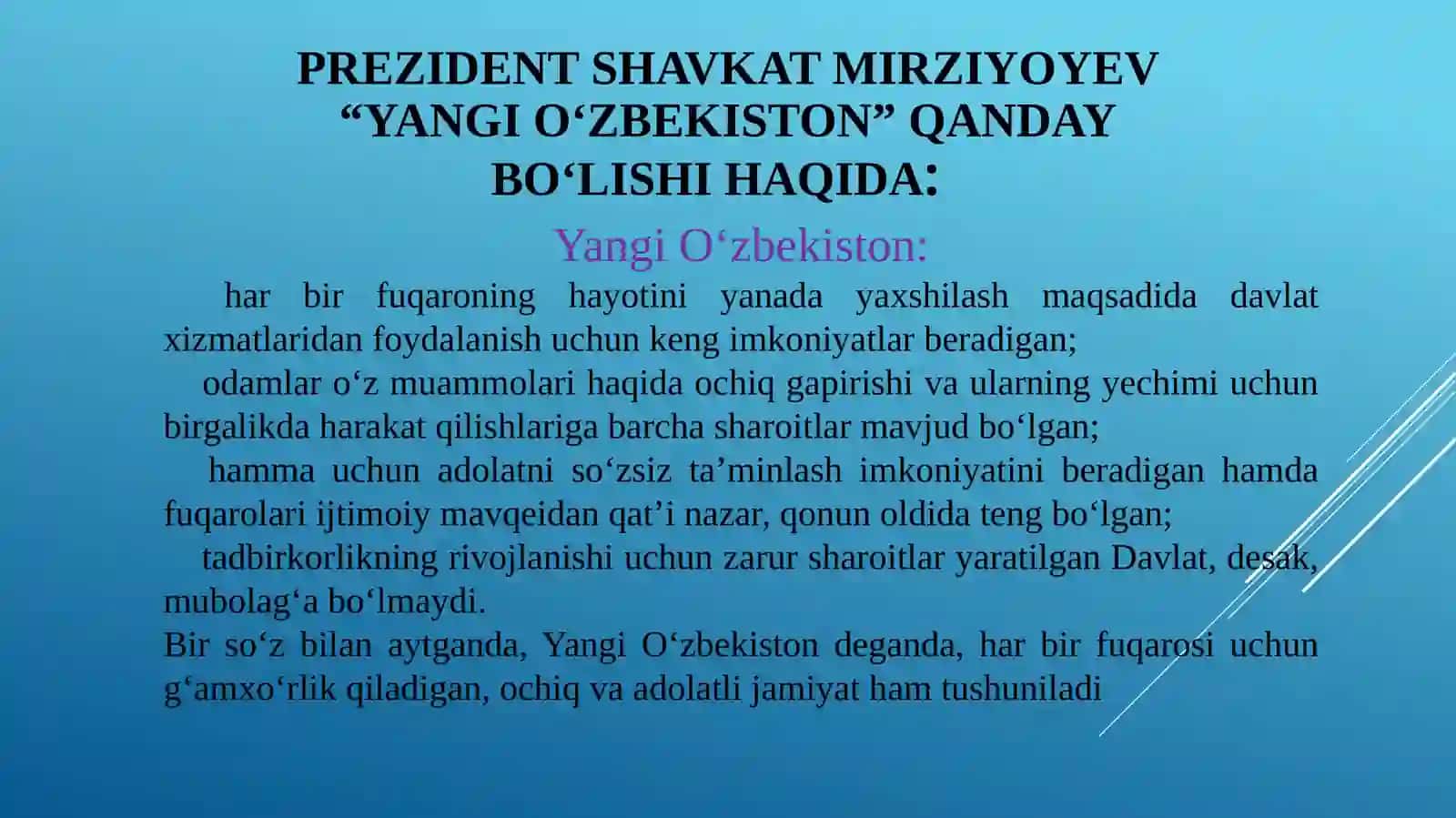 Yangi O‘zbekiston 3