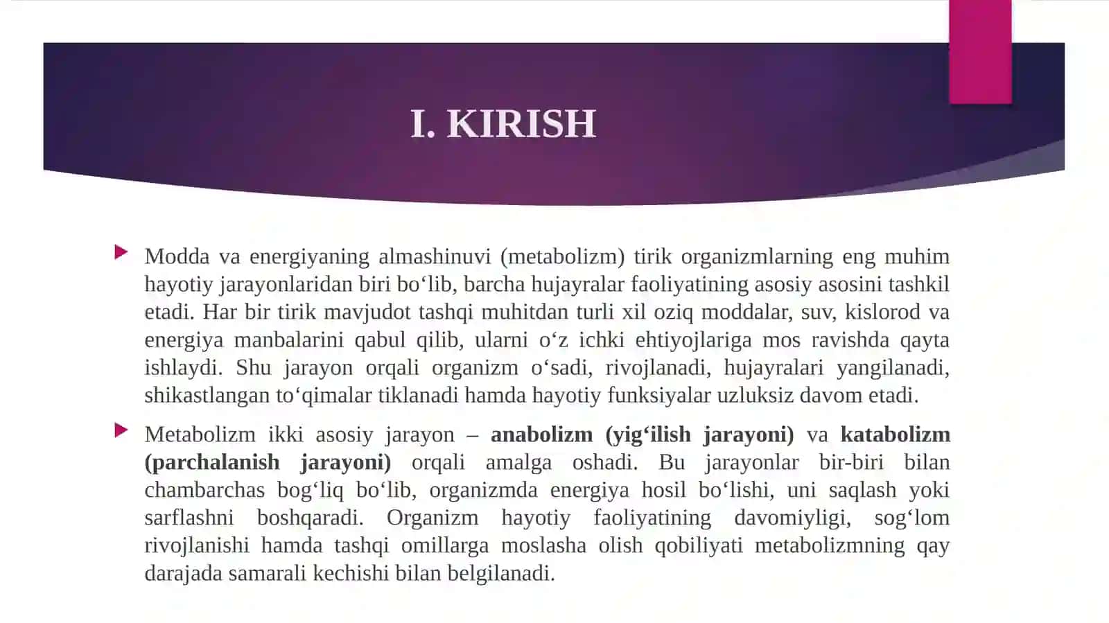 MODDA VA ENERGIYANING ALMASHINUVI 3