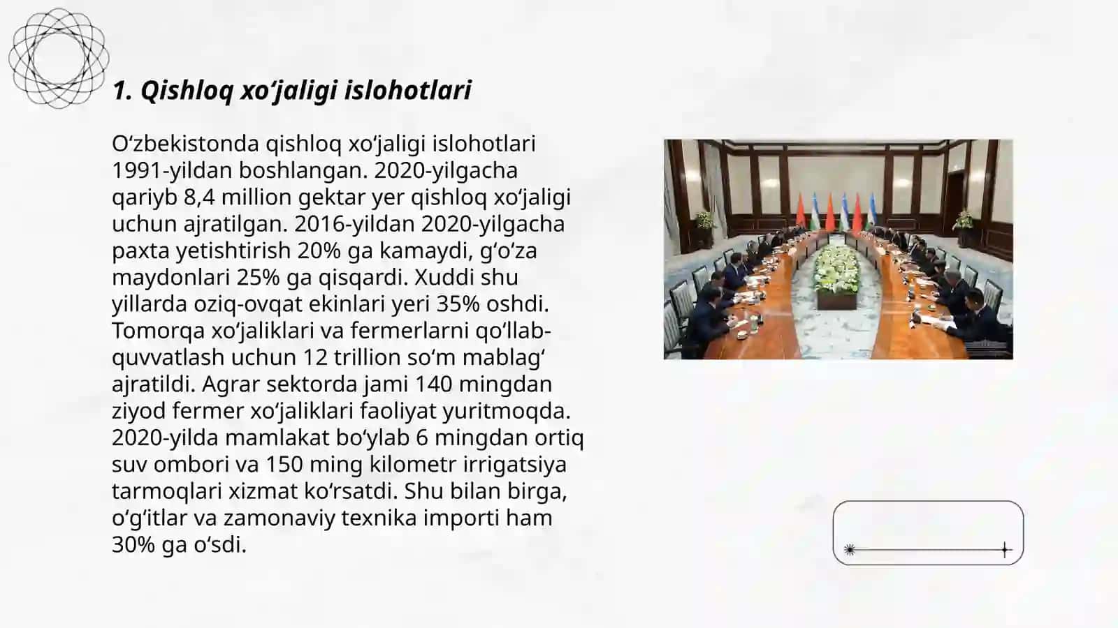 Qishloq xo‘jaligi va sanoat sohasidagi o‘zgarishlar 3