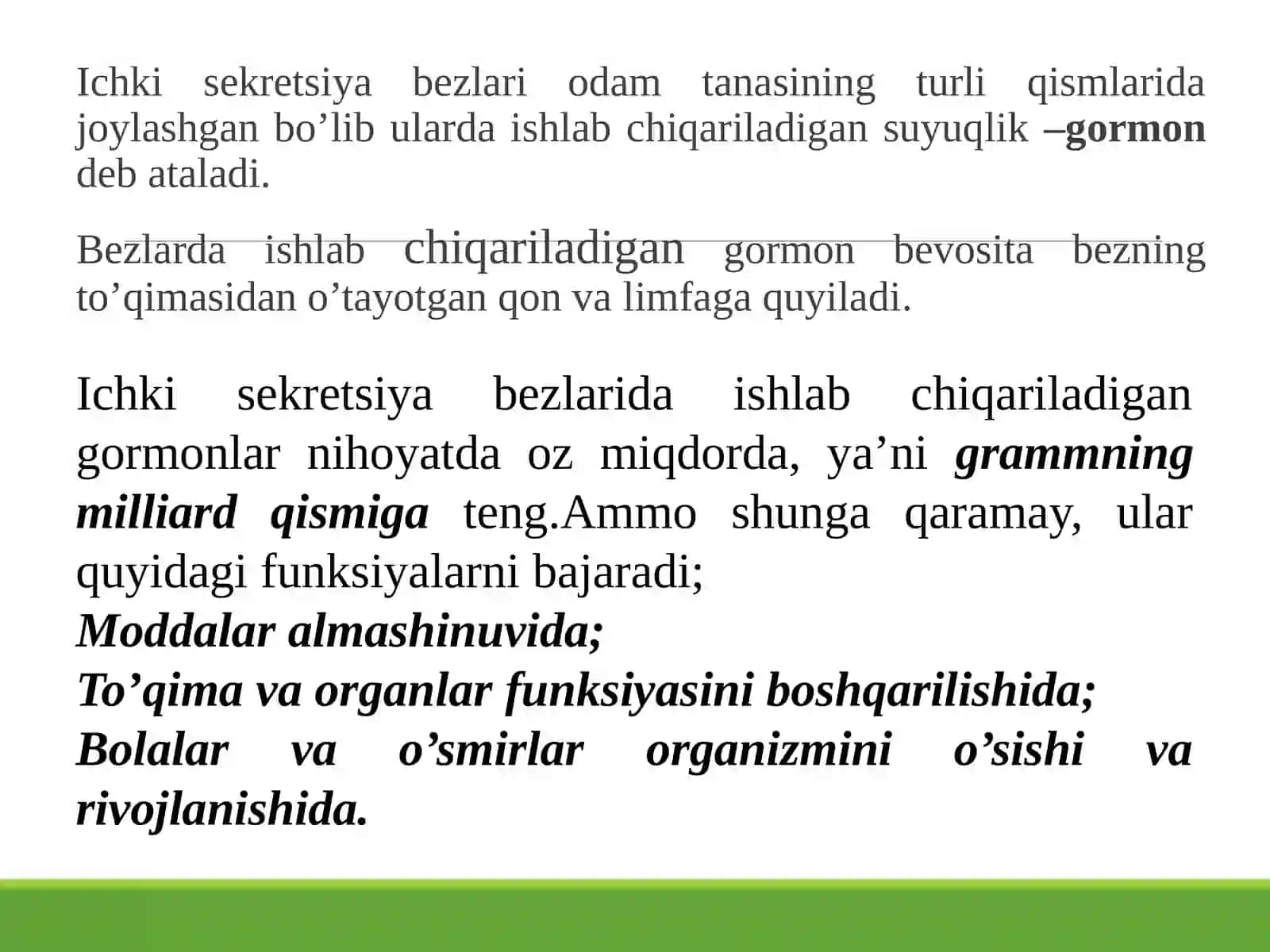 Ichki sekretsiya bezlari 3