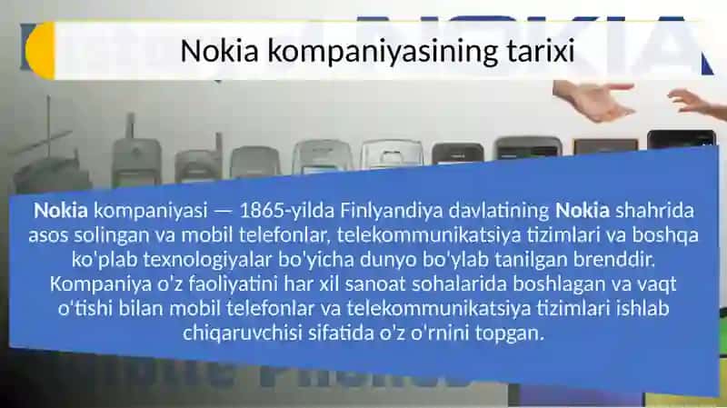 Nokia kompaniyasining tarixi, marketing usullari va kompaniya inqirozi 3