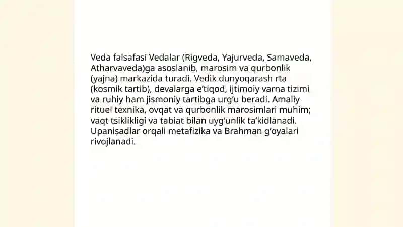 Qadimgi Hindiston Falsafasi 3