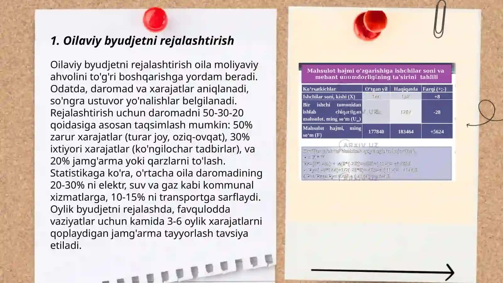 muhim harajatlarni tahlil qilish 3