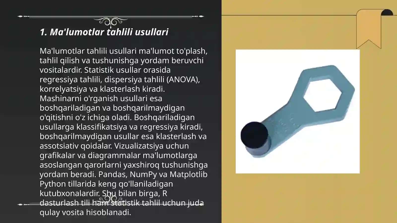 Ma'lumotlar tahlili usullari 3
