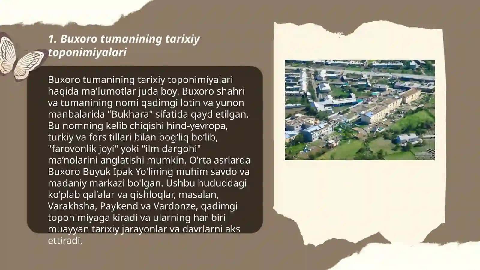 Buxoro tumani toponimiyasi 3