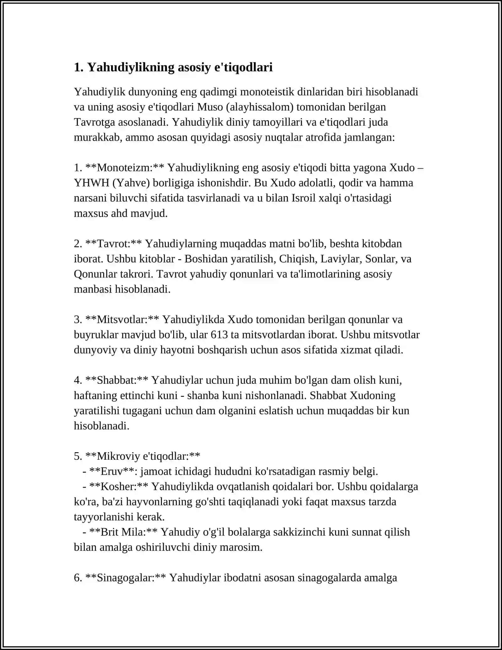 YAHUDIYLIK TALIMOTI 3