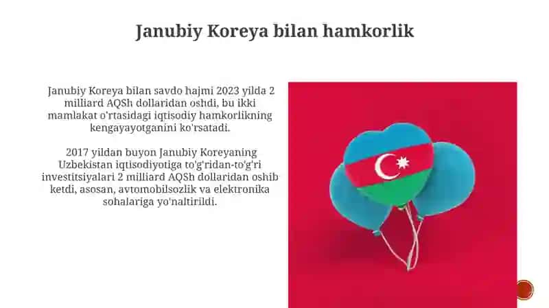 Janubiy Koreya bilan hamkorlik 3