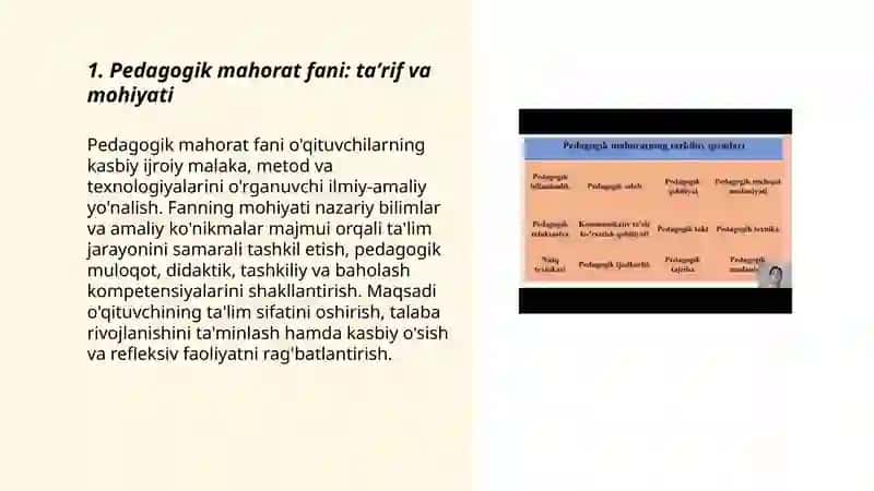 Pedagogik mahorat fani 3