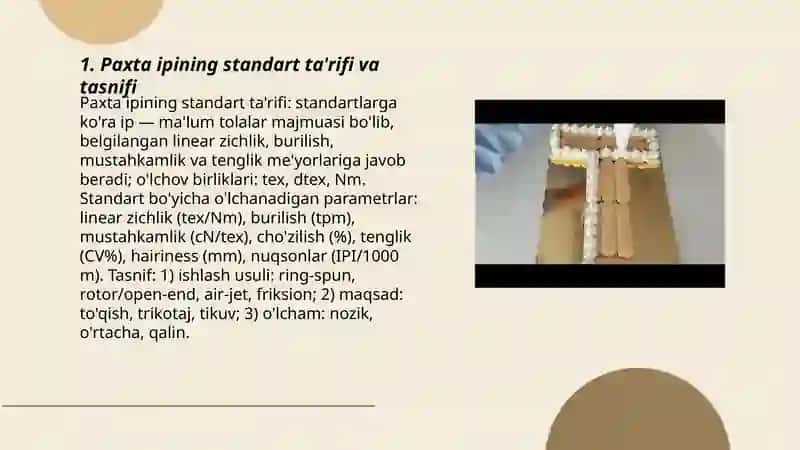 Paxta ipining etiladigan mavzular 3