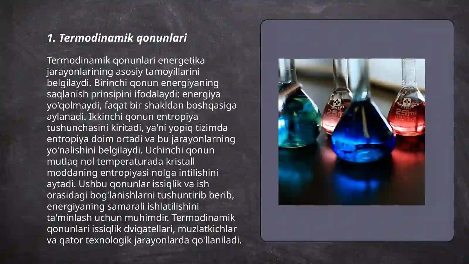 Kimyoviy Termodinamika 3