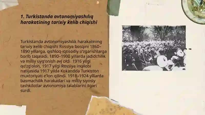 Turkistanda avtonomiyashılıq ha'reketleri 3