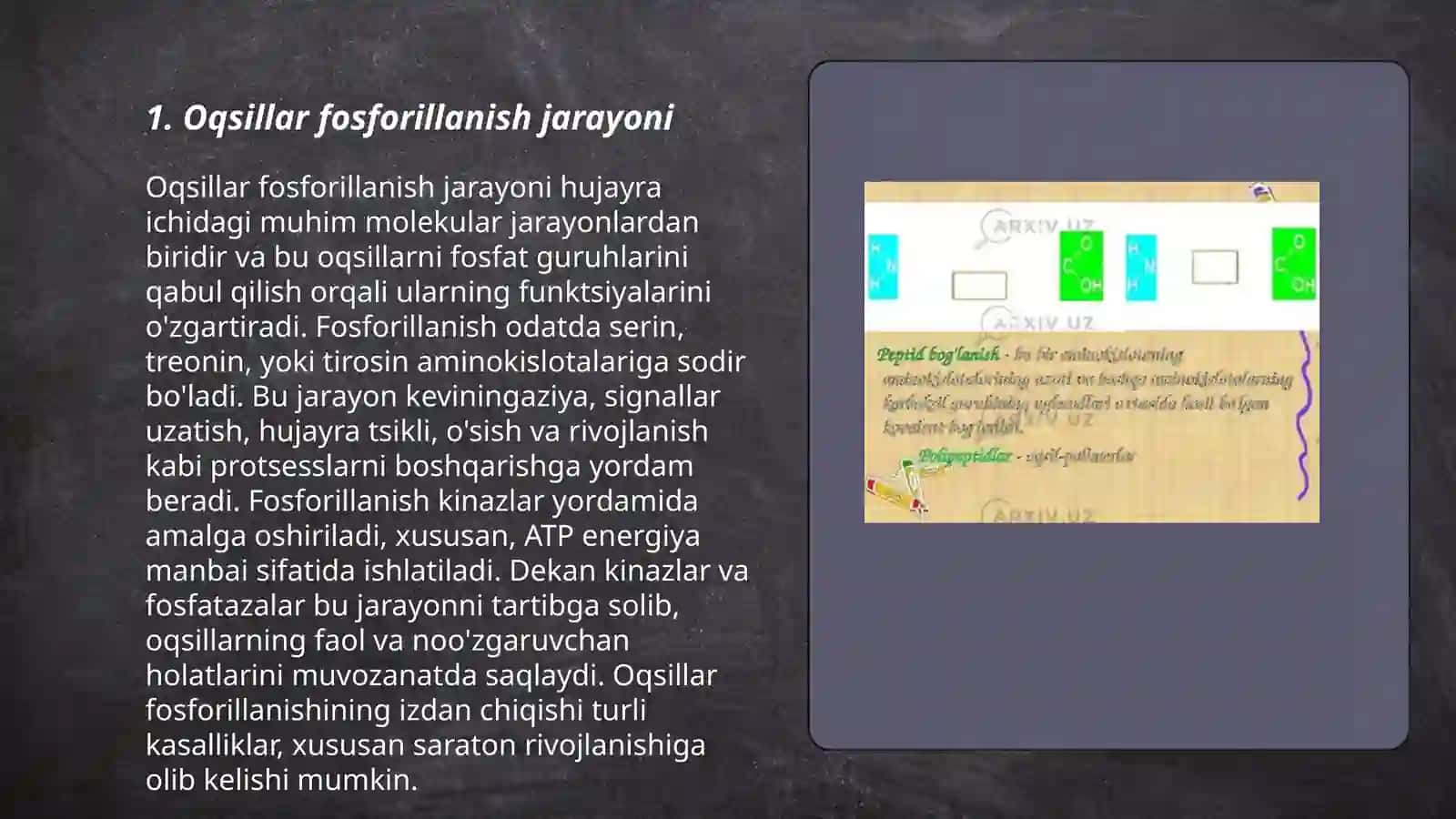 G oqsillar fosforillanish 3
