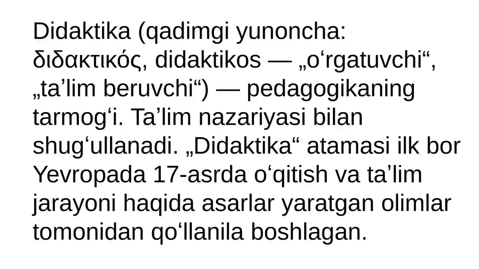 Didaktik -ta’lim nazariyasi sifatida 3