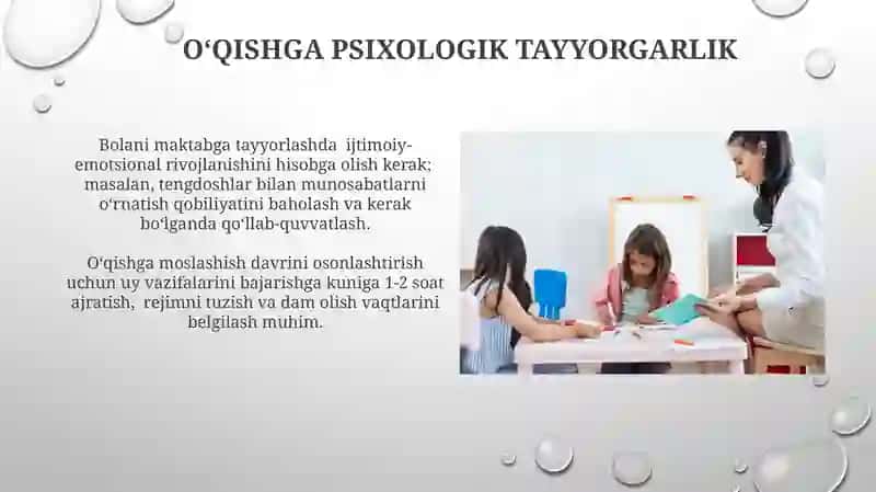 Maktabga tayyorgarlik 3