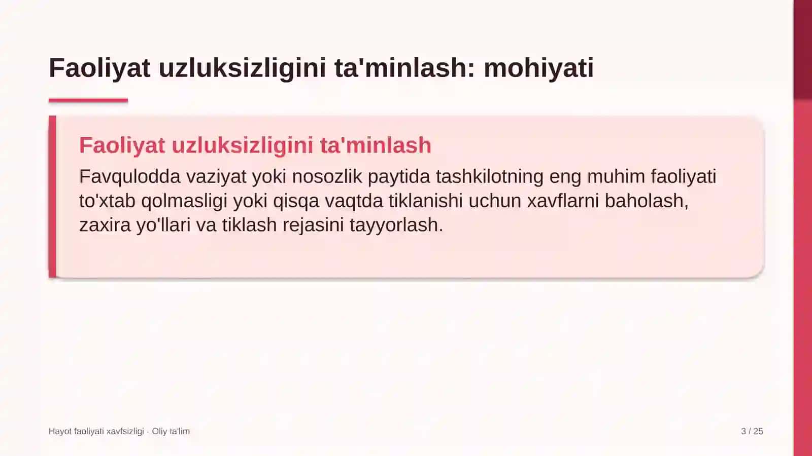 Ekspeditorlik kompaniyalarida faoliyat uzluksizligini ta'minlash 3