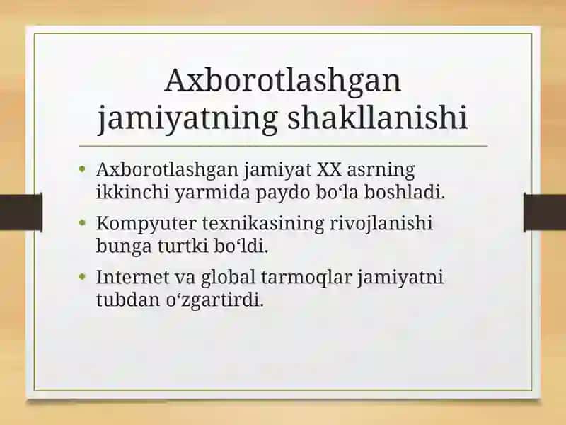 Axborotlashgan jamiyat 3