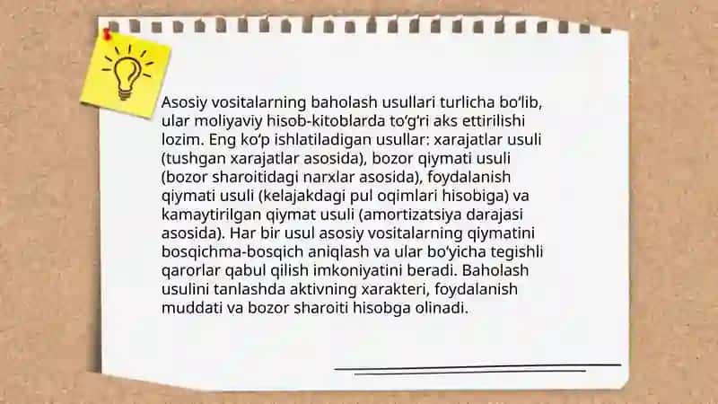 Asosiy vositalar auditi 3