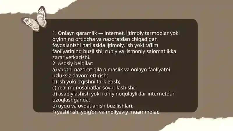 Onlayn qaramlik 3