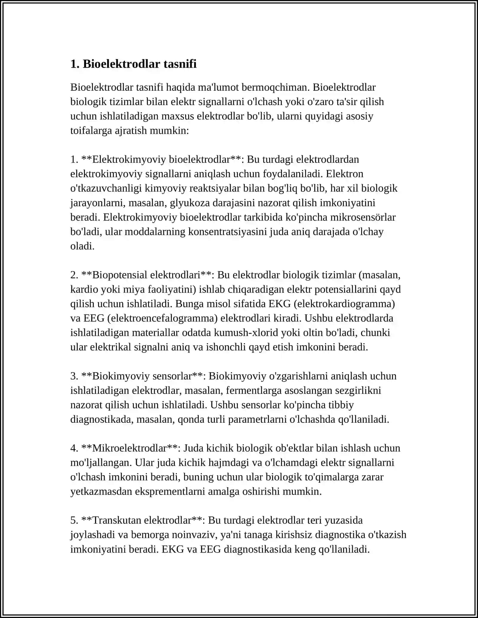 BIOELEKTRODLAR VA ULARNING POTENSIALLARI 3