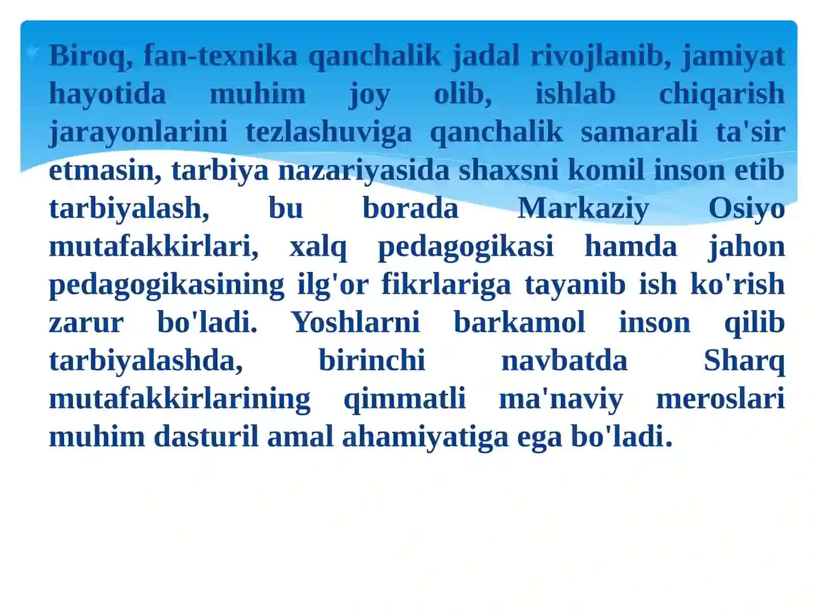 Tarbiya fanining maqsad va vazifalari 3
