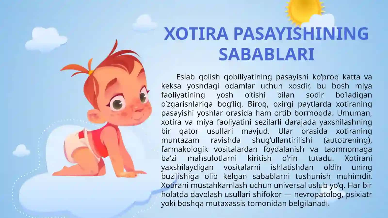 Bolalarda xotiraning rivojlanishi 3