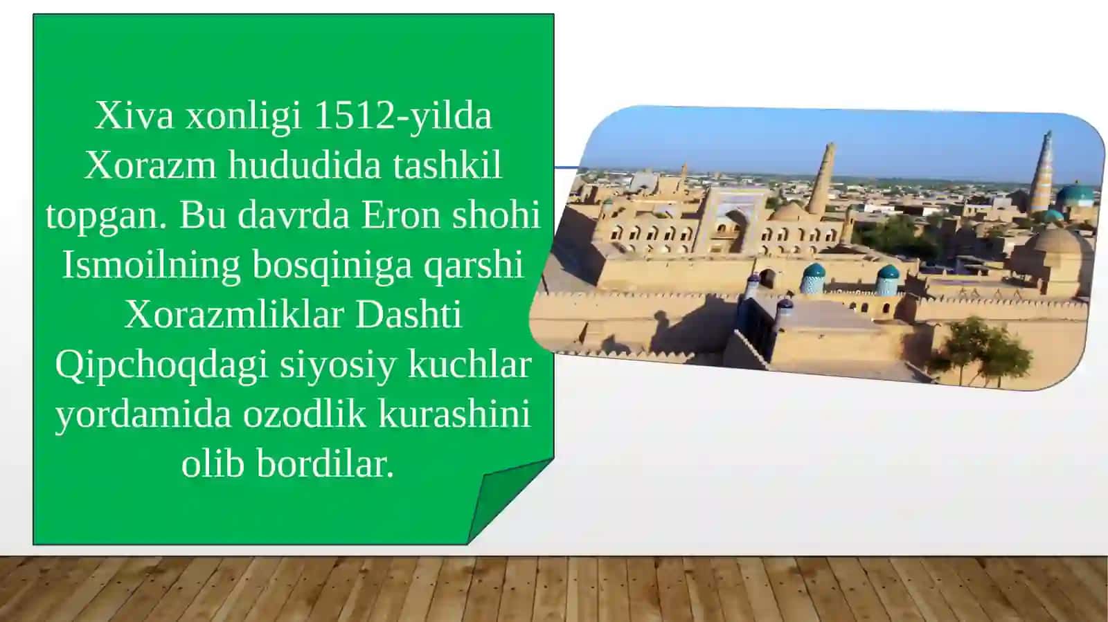 XIVA XONLIGINING TASHKIL TOPISHI 3