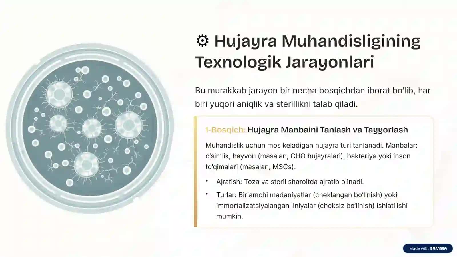 Hujayra Muhandisligida 3