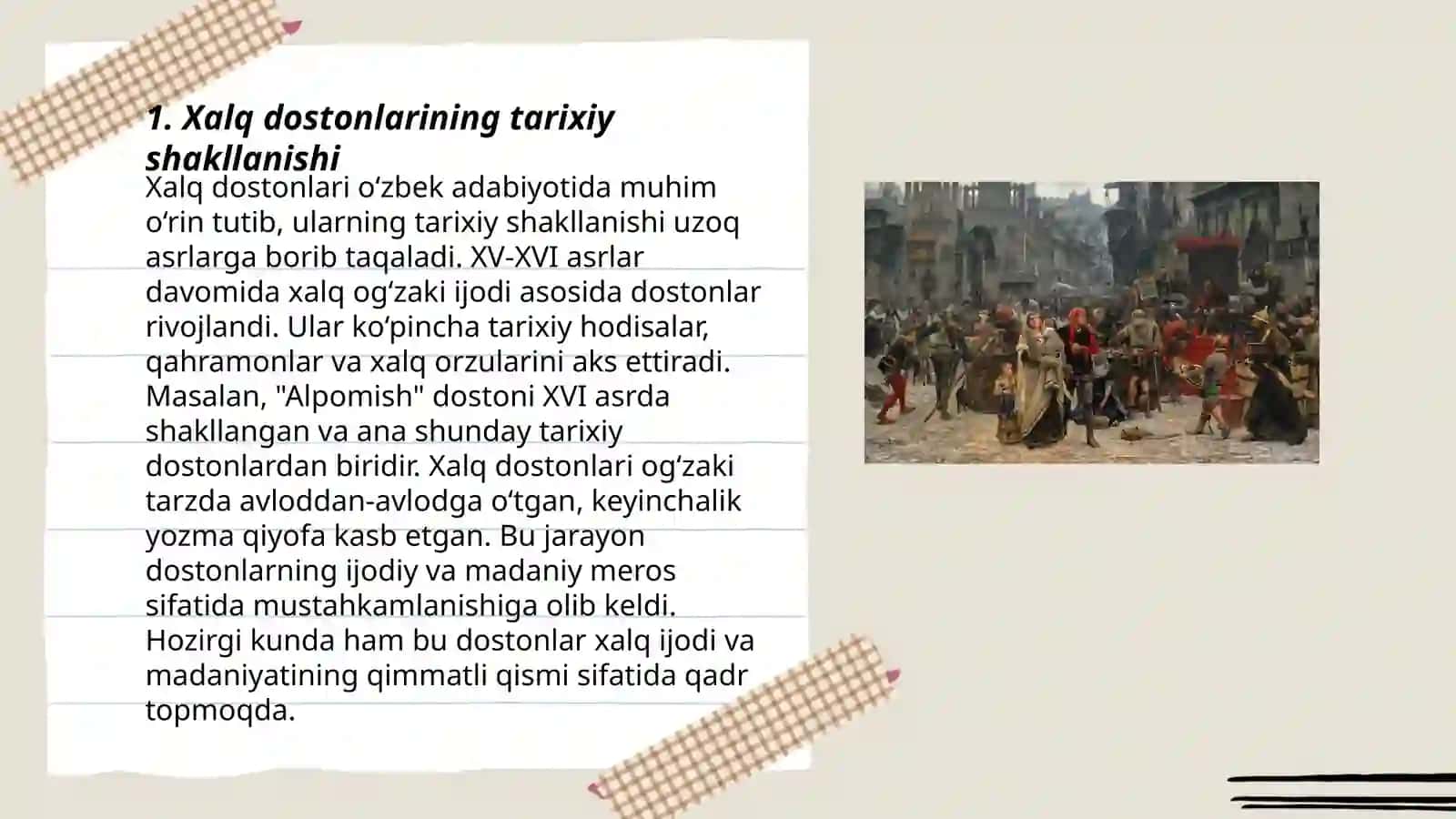 Xalq Dostonlarining Tarixiy Shakllanishi 3