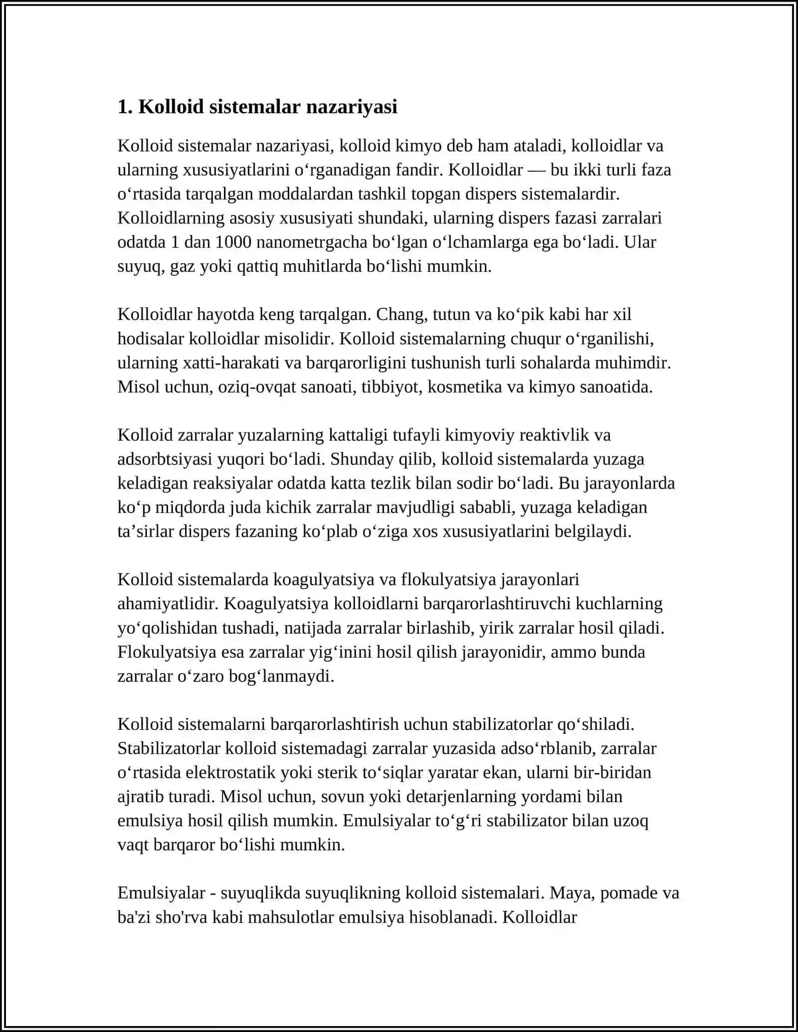 SEMENTNING KOLLOID HOLATGA OʻTISHI 3