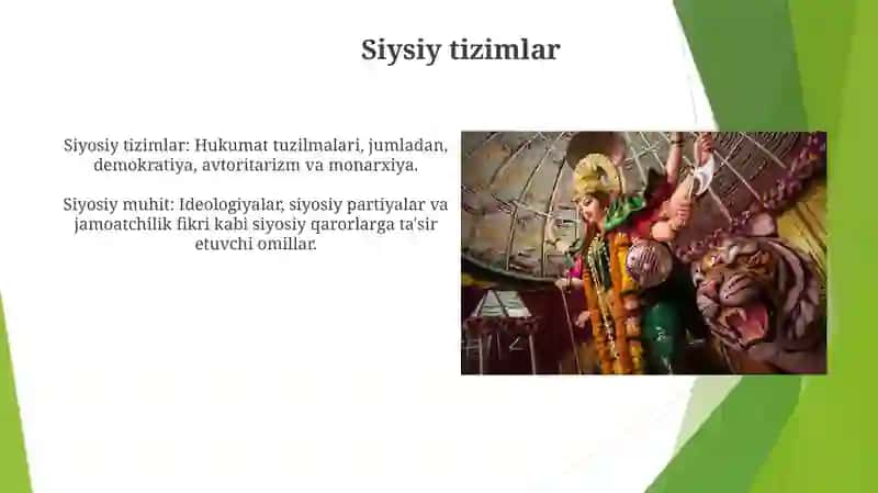 Siyosiy va madaniy muhitlar 3