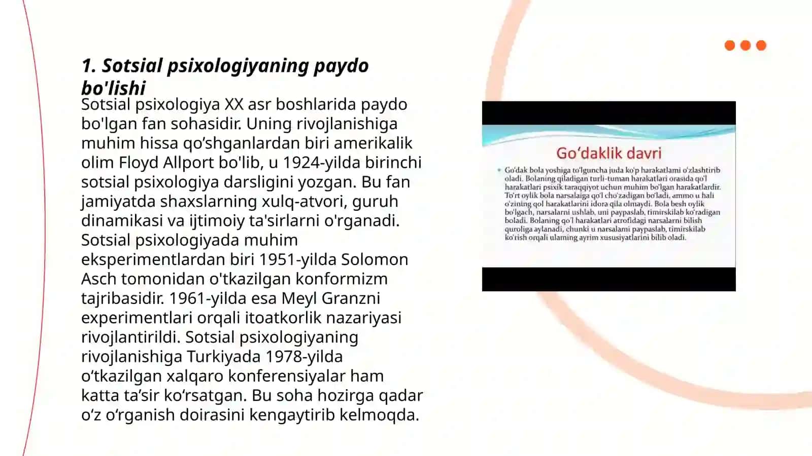 Sotsial psixologik qarashlarning rivojlanish tarixi 3