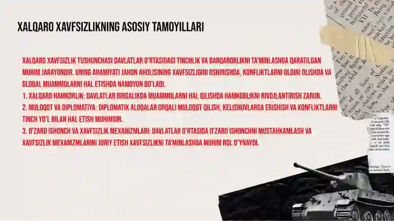 Xalqaro xavfsizlik 3