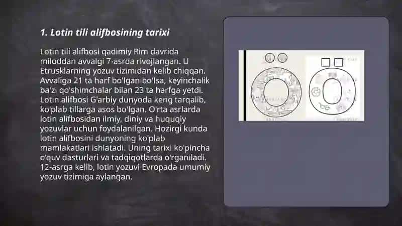Lotin Tili Alfabeti 3