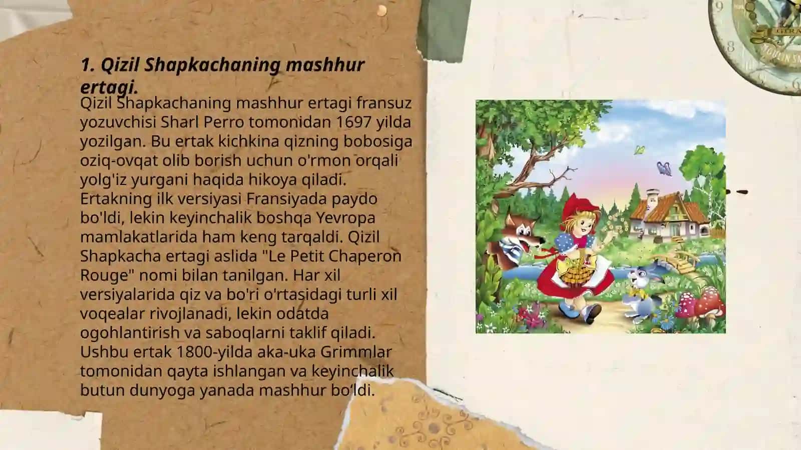 Qizil Shapkachaning Mashhur Ertagi 3