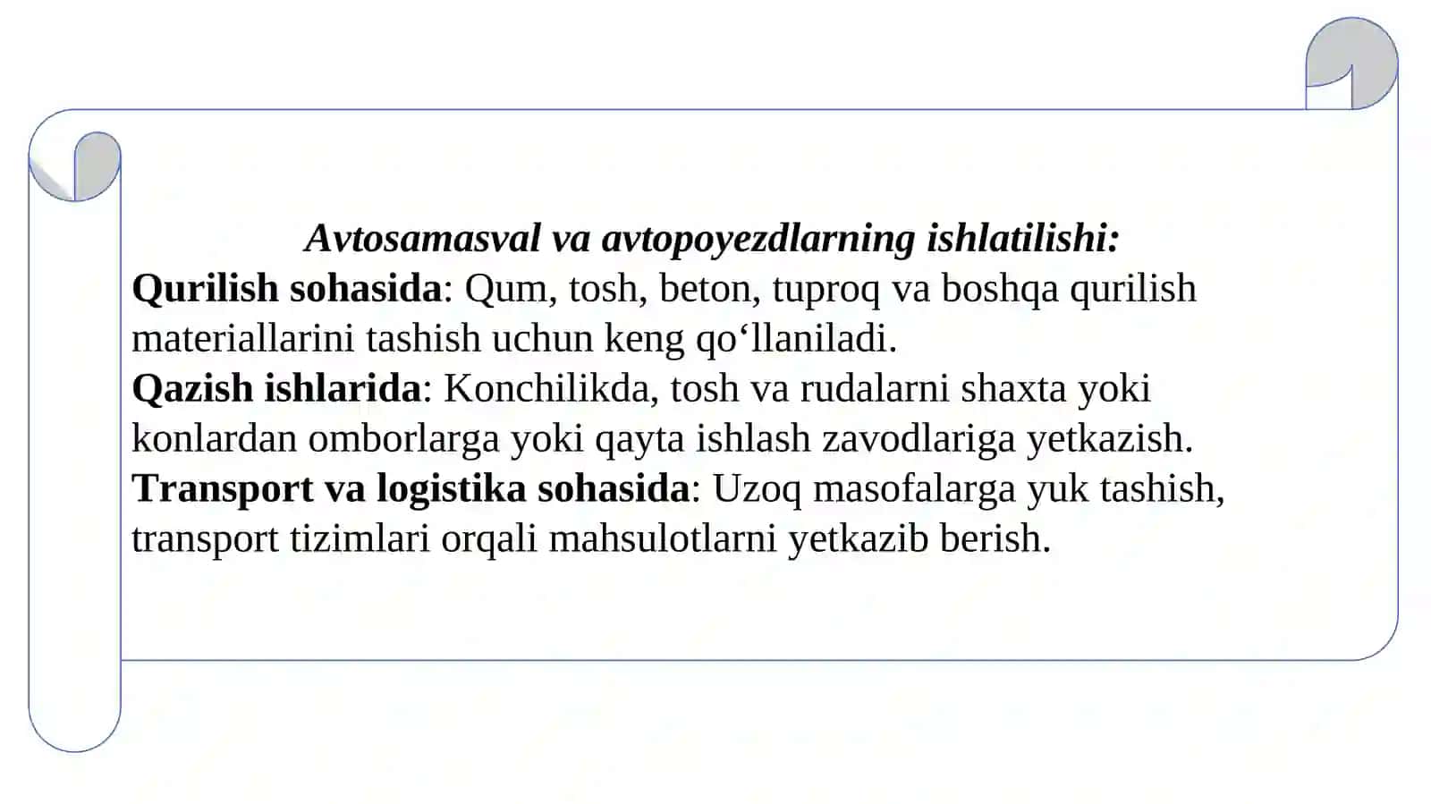 Avtosamasvallar va avtopoyezdlar – yarim pritsepli tyagachlar ularning ishlatilishi va konstruktiv tuzilishi 3