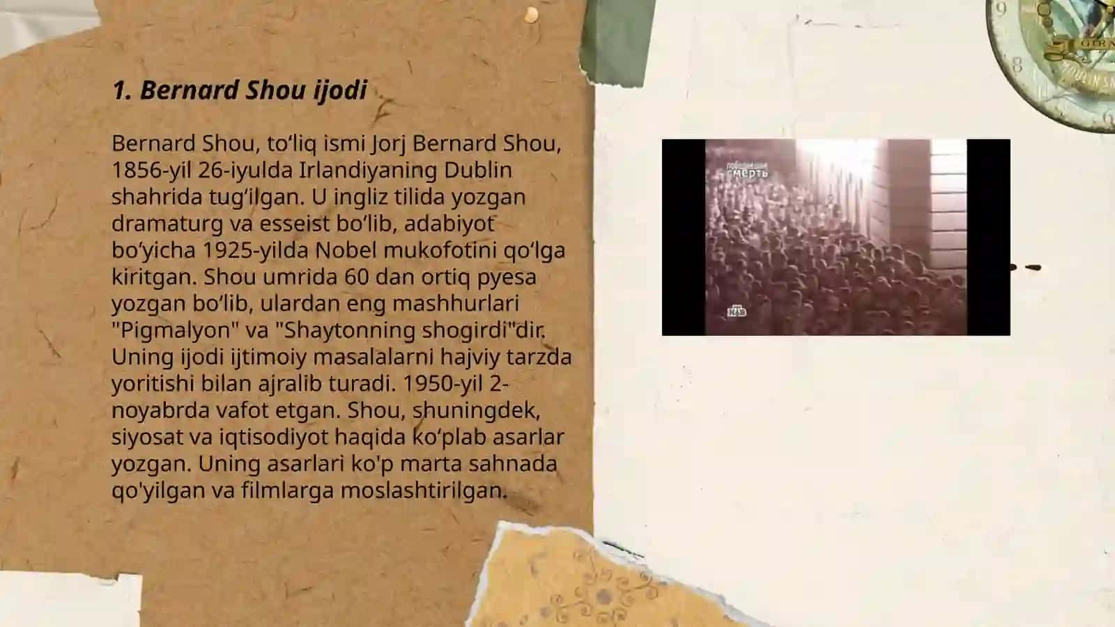 Bernard shou tragedyasi 3