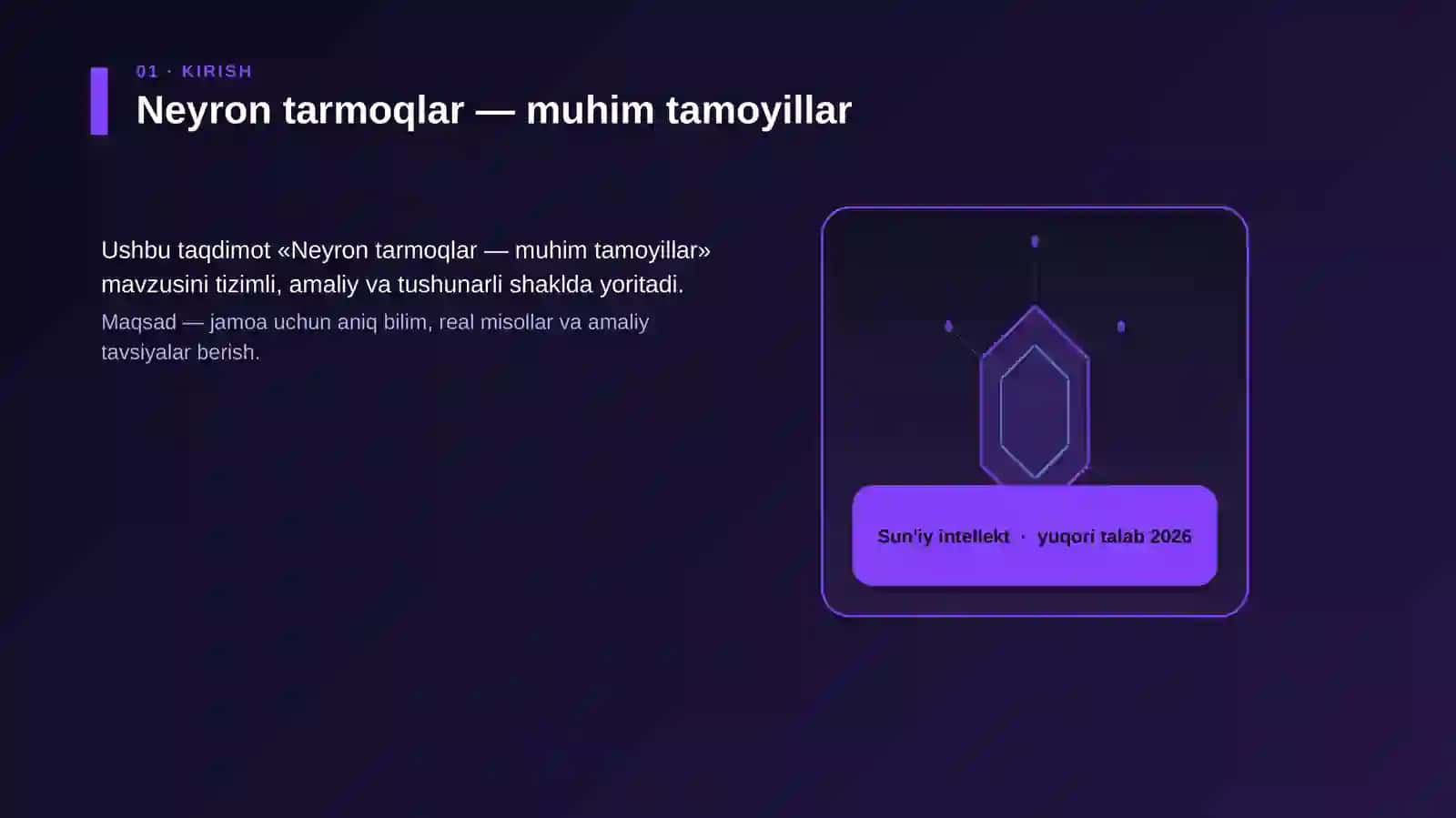 Neyron tarmoqlar — muhim tamoyillar 3