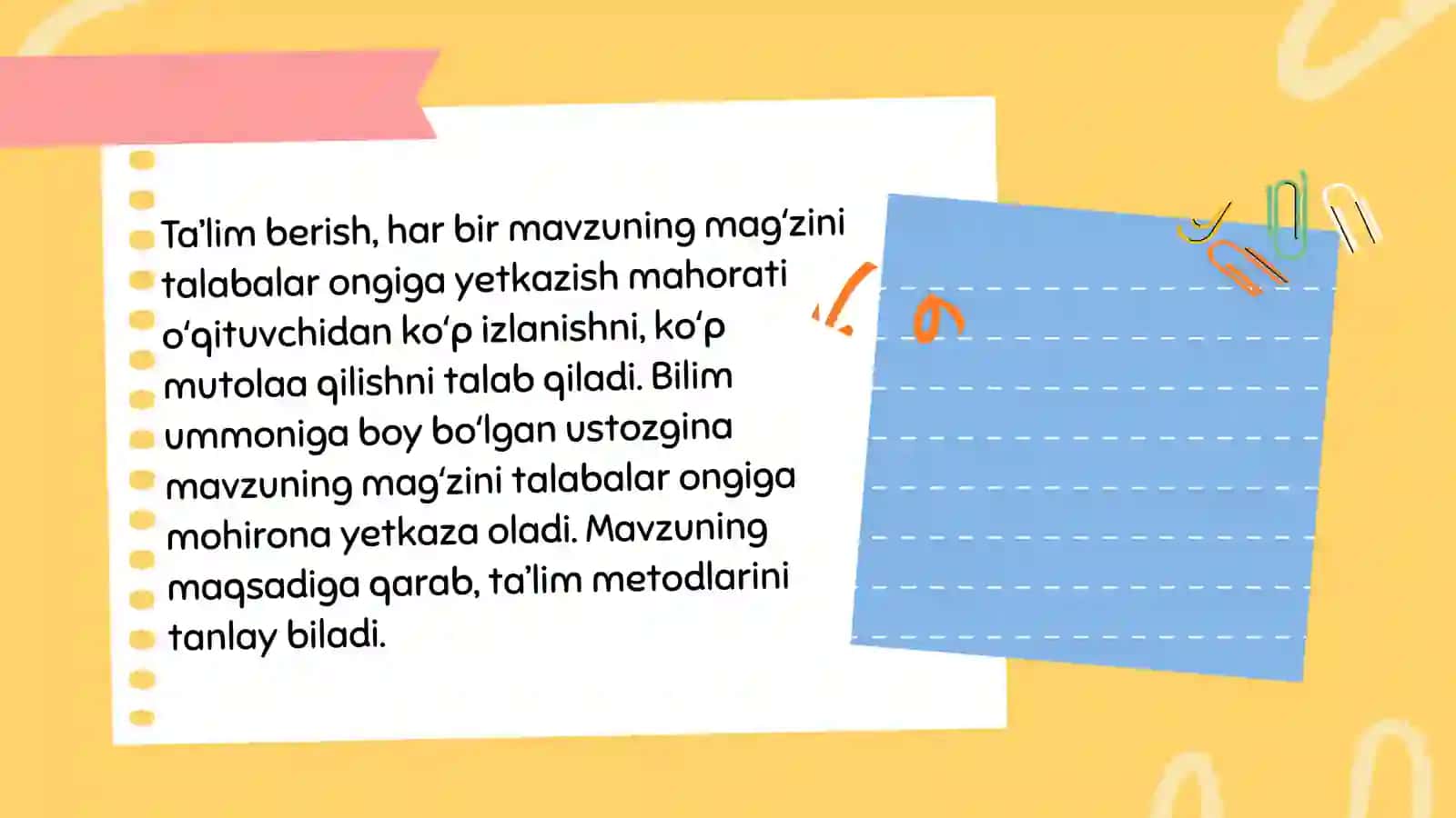 Ta'lim Metodlari va Vositalari 3