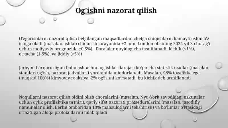 Deviatsiyalarni namoyon bolish darajalari 3