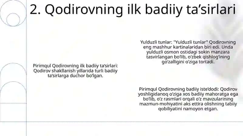 Yulduzli Tunlar. Pirimqul Qodirov 3