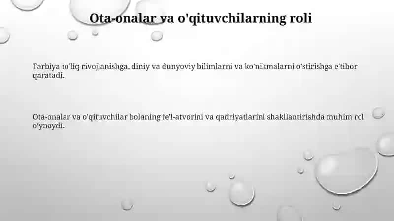 Tarbiya jarayoning mohiyati va mazmuni 3