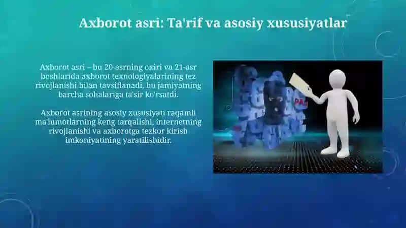 Axborot asri 3