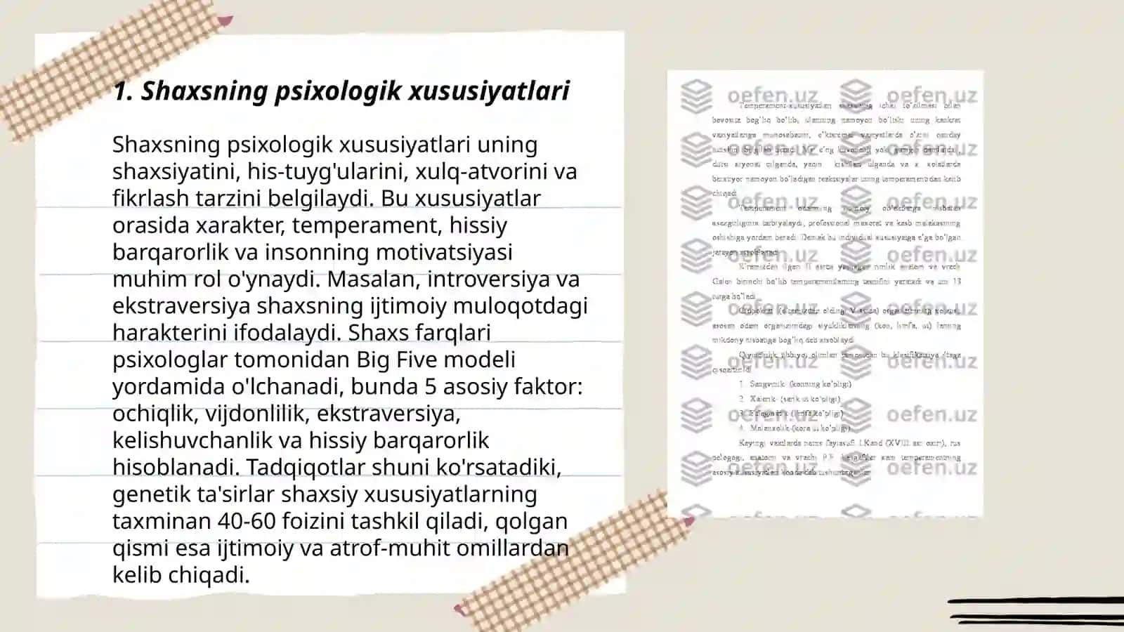 Shaxsning psixologik xususiyatlari 3