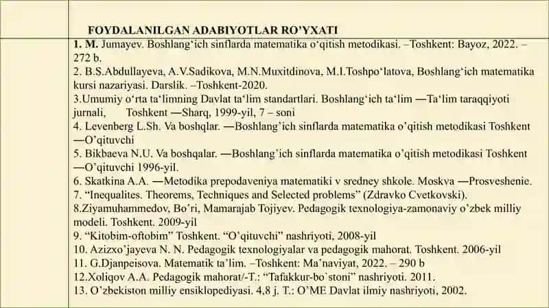 Kontsentrlar (10 ichidagi sonlar) boʻyicha raqamlashga oʻrgatish metodikasi 3