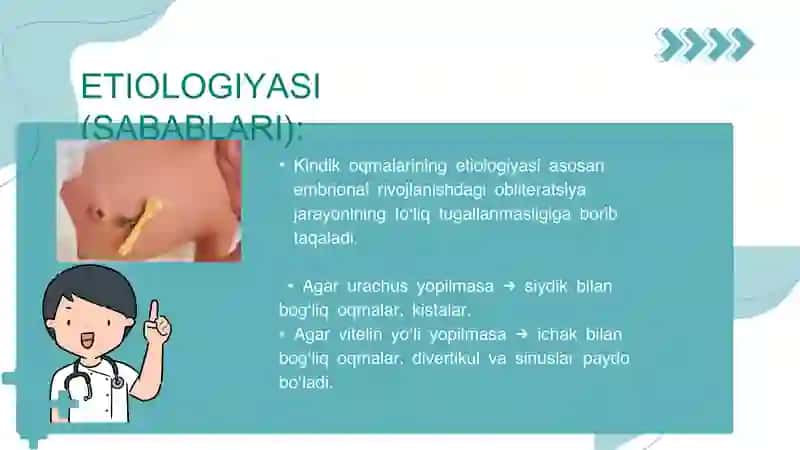 Kindik oqmalari 3