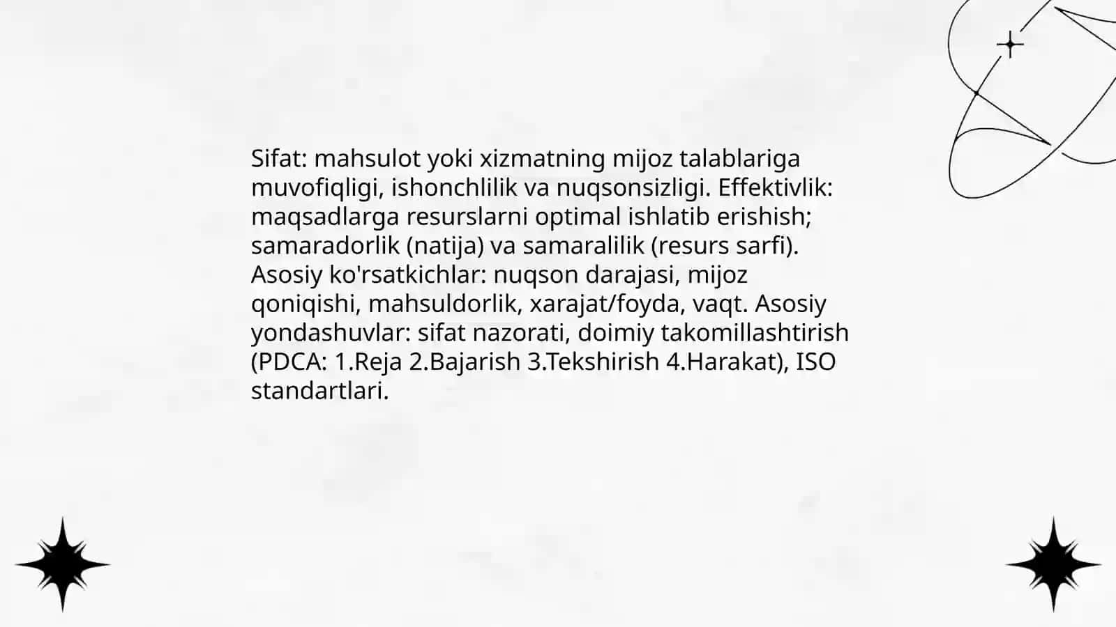 Sifat va effektivlik 3