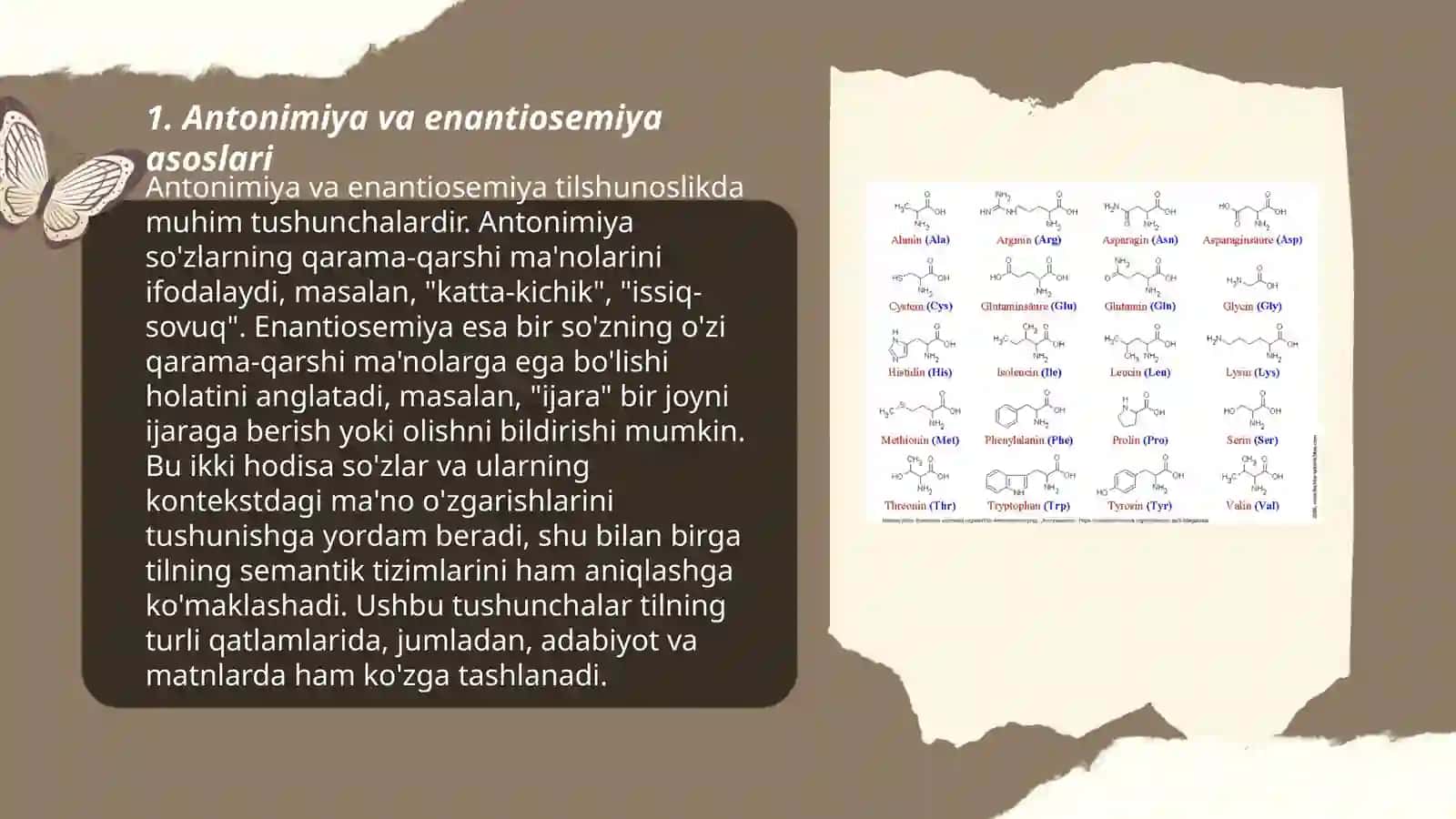 Antonimiya va enantiosemiya 3