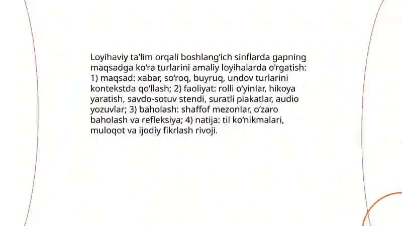 Gapning maqsadga ko'ra turlari 3