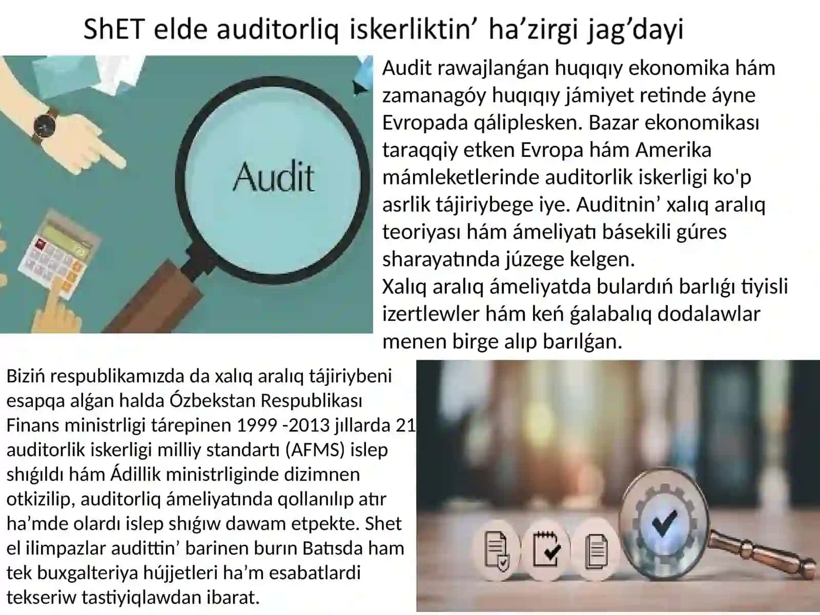 XALIQARALIQ AUDIT HA’M MODELLERI 3