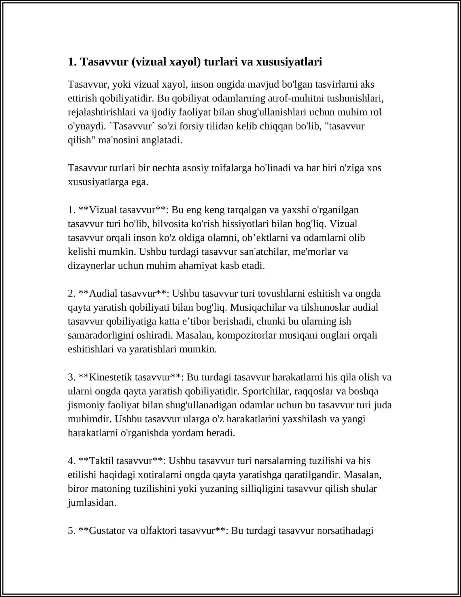 XAYOL TURLARI VA XAYOL JARAYONLARI 3